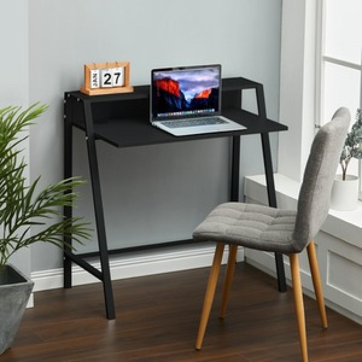 Simple Computer Desk  - Brown – image 8