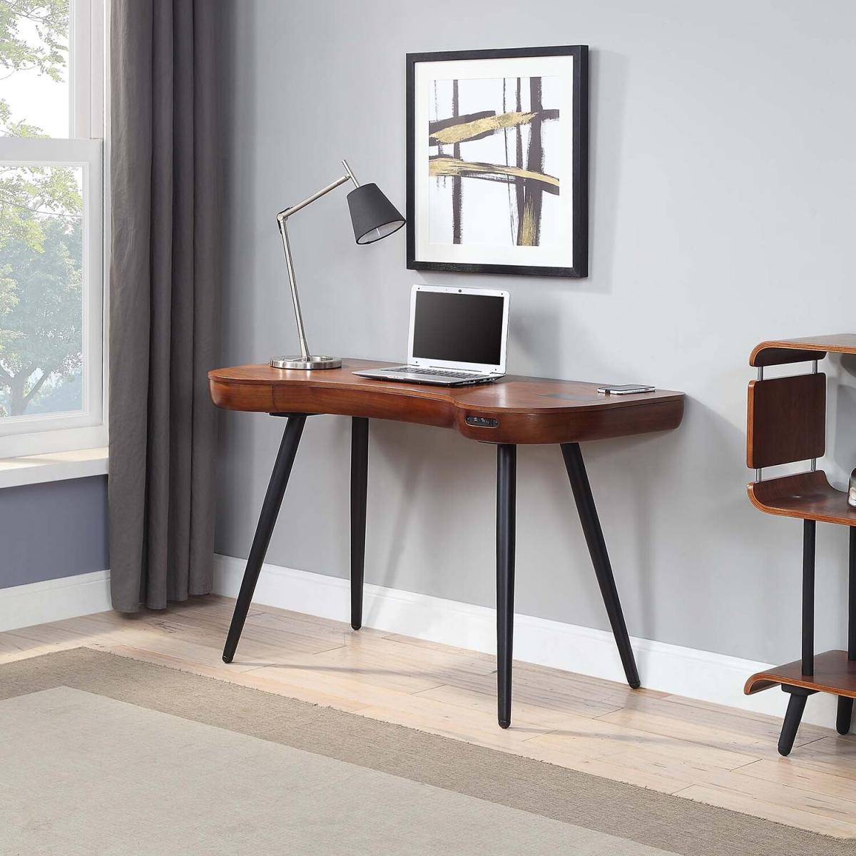 Smart Speaker Charging Desk - Walnut – image 3