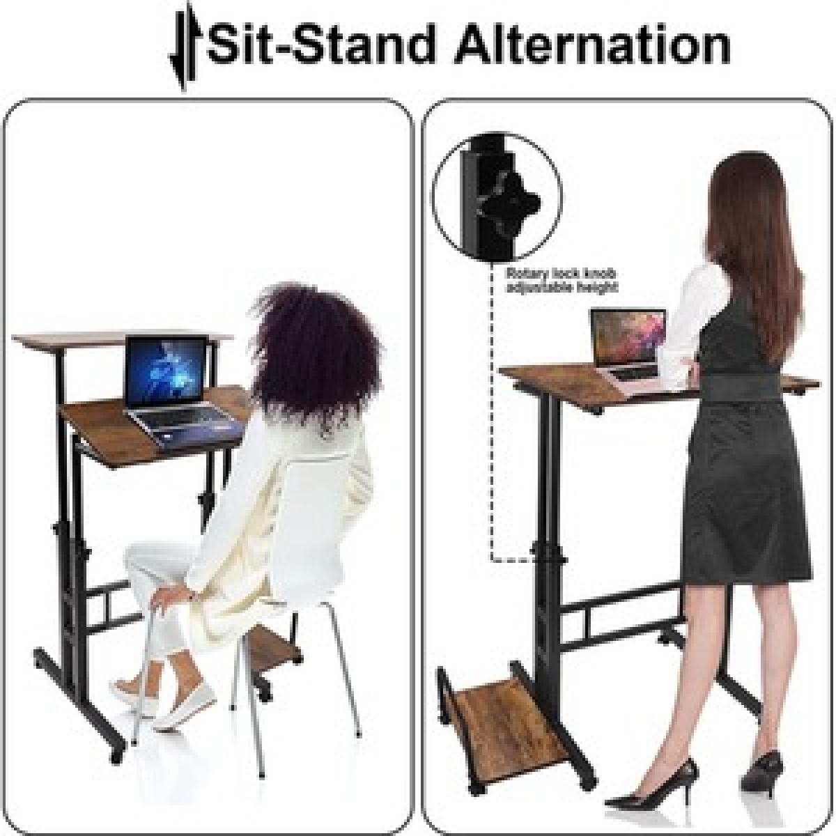 Dripex Sit-Stand Desk - Brown – image 8