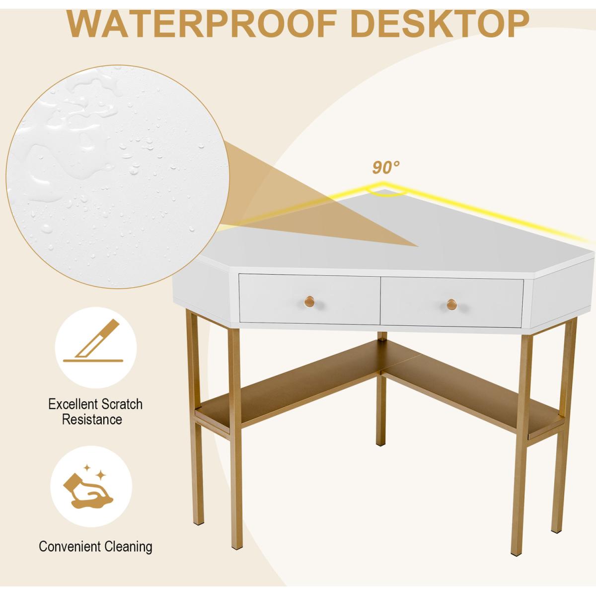 Corner Office Desk - White – image 2