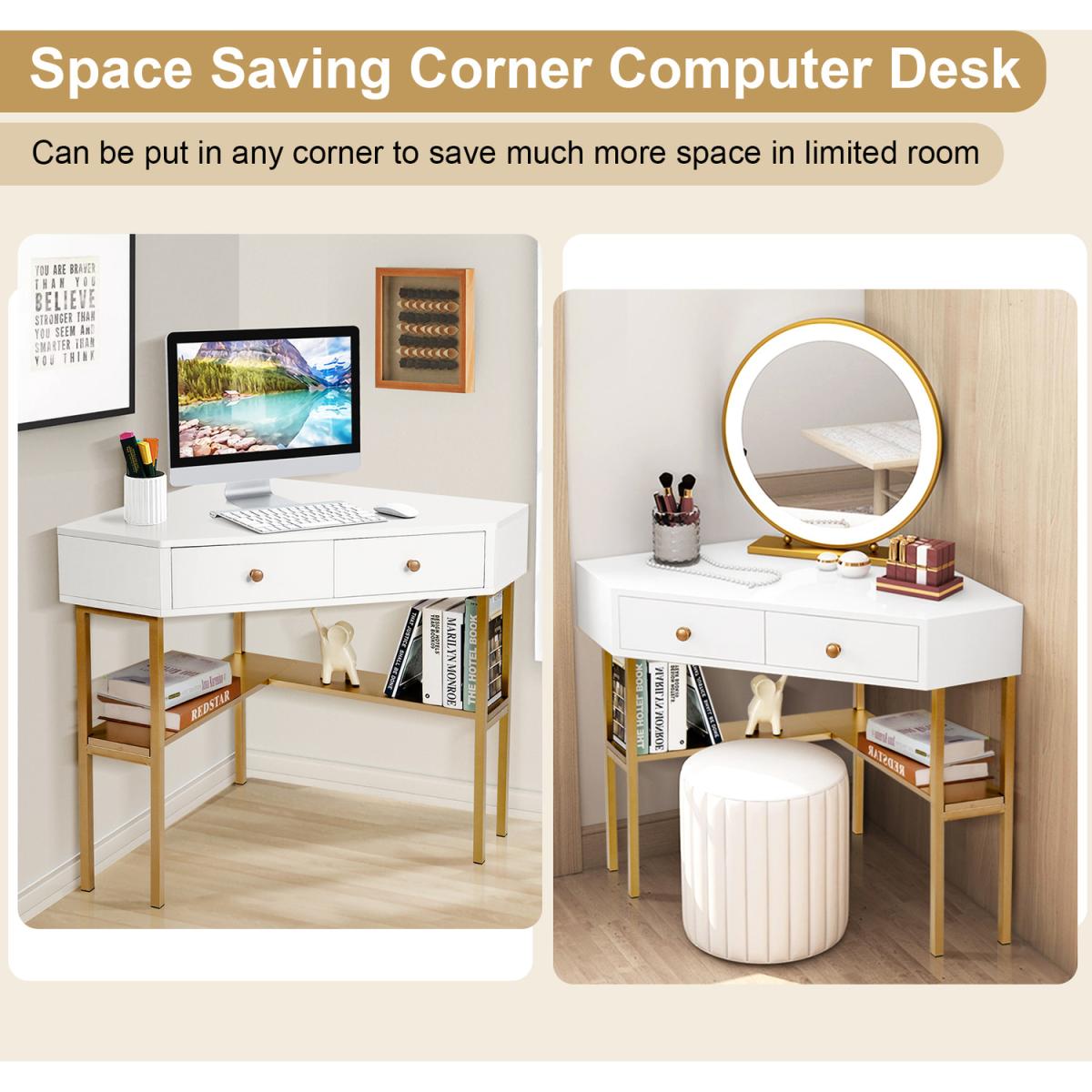 Corner Office Desk - White – image 6