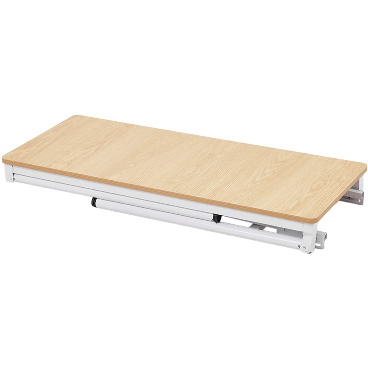 Foldable Office Desk with Adjustable Feet - Wood – image 6