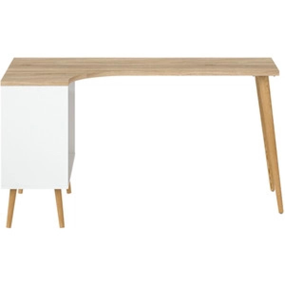 Toyen Desk With Two Drawer - Black/White – image 10