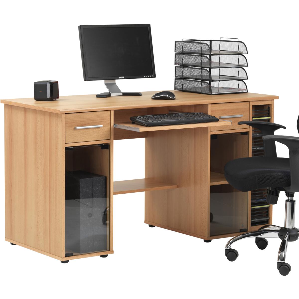 Alphason San Jose Computer Desk - Beech – image 3