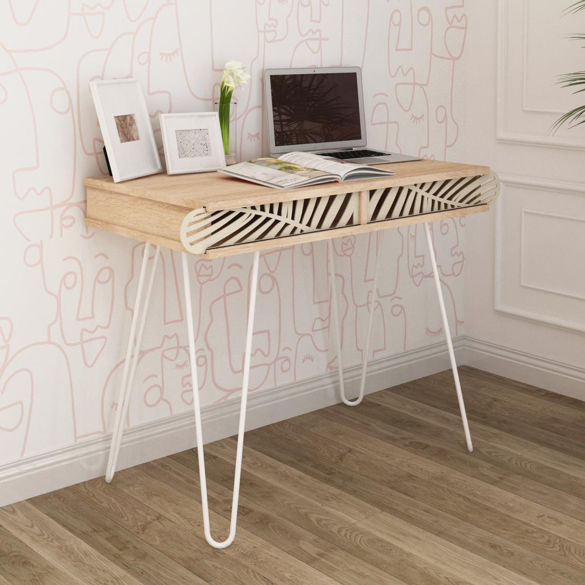 Illia Computer Desk - White – image 6