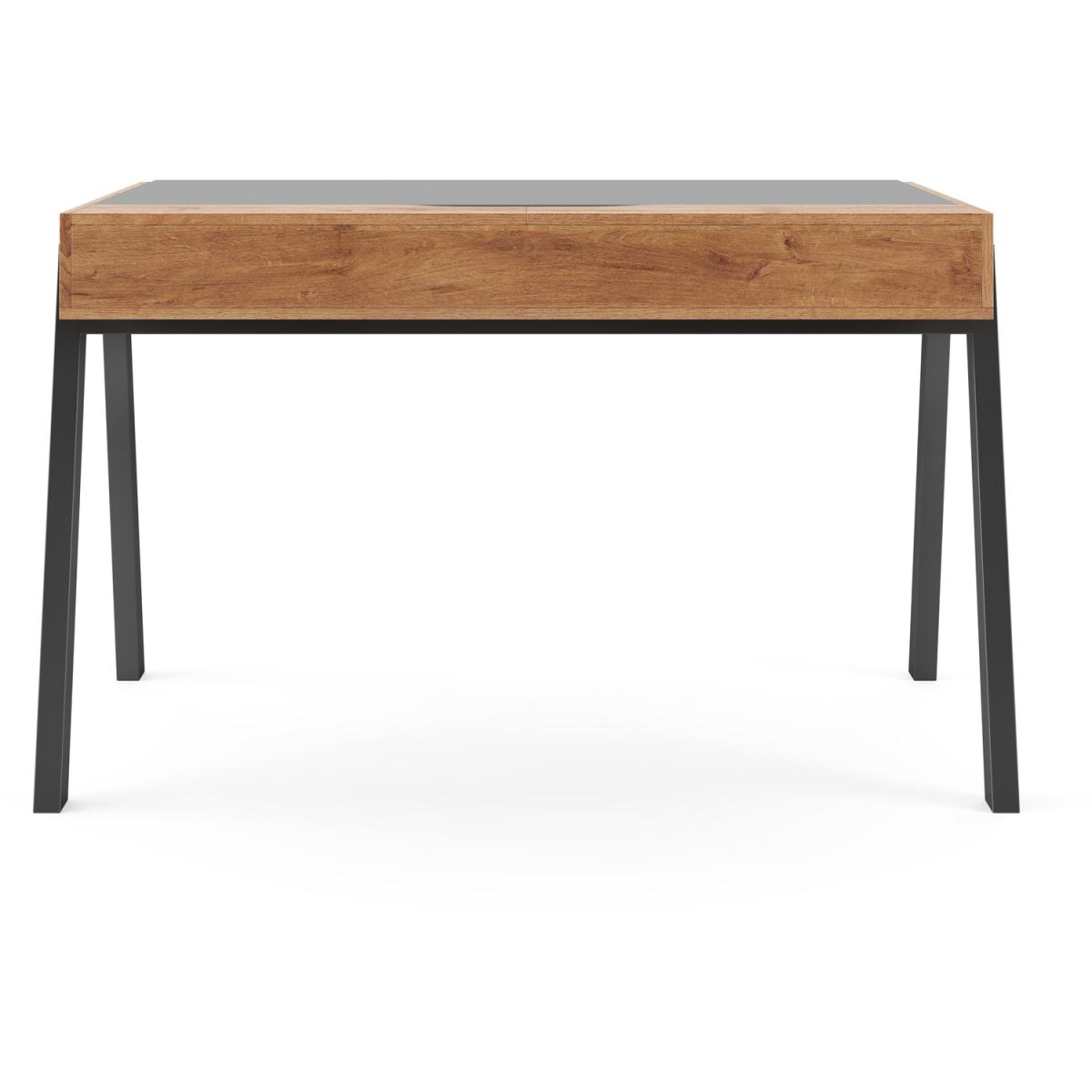 Alphason Geneva Desk - Grey/White/Walnut – image 2