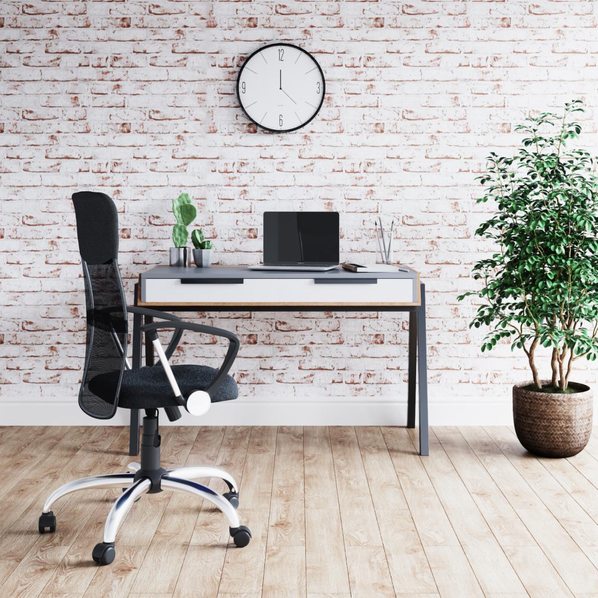 Alphason Geneva Desk - Grey/White/Walnut – image 4