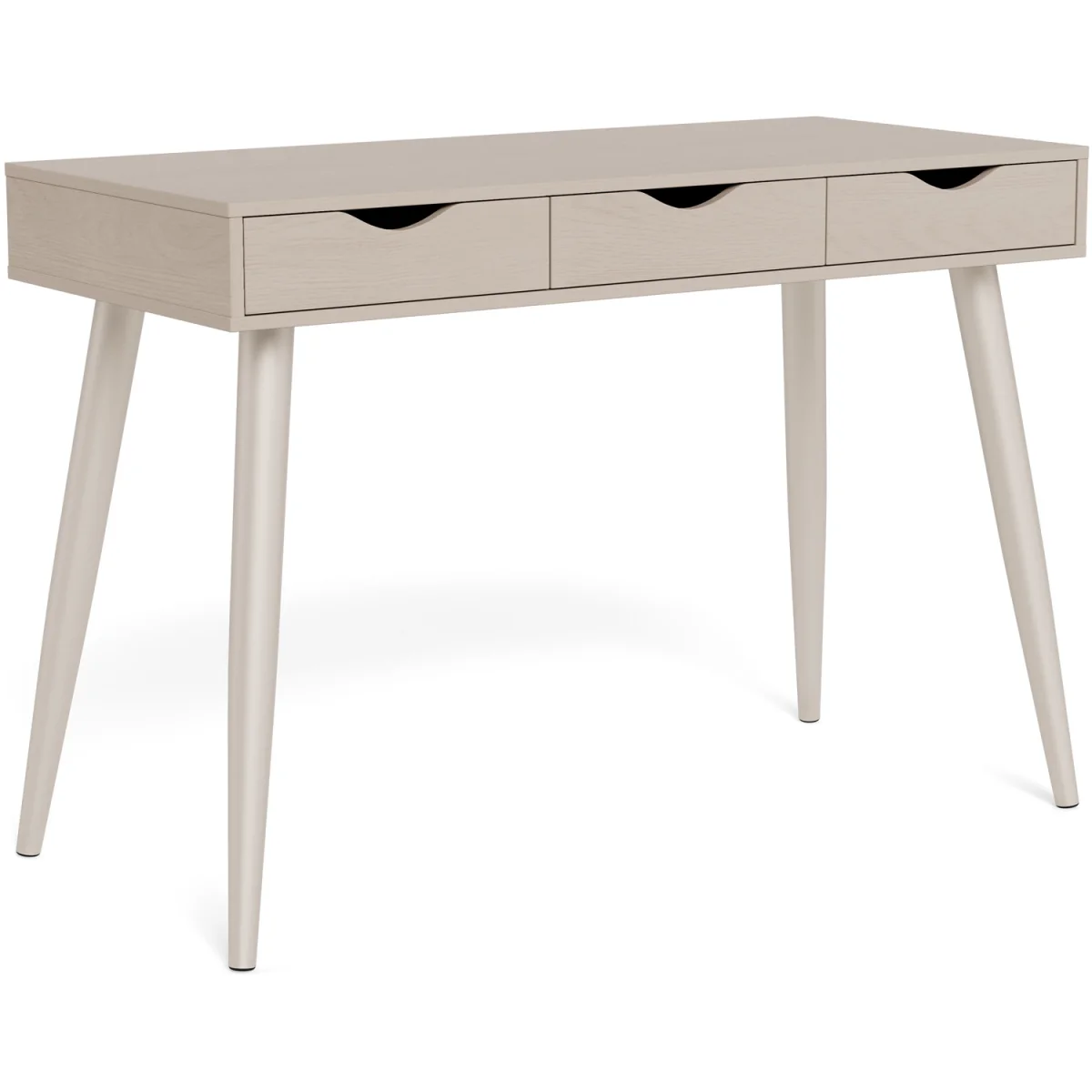 Neptun 3 Drawer Office Desk - Grey – image 2