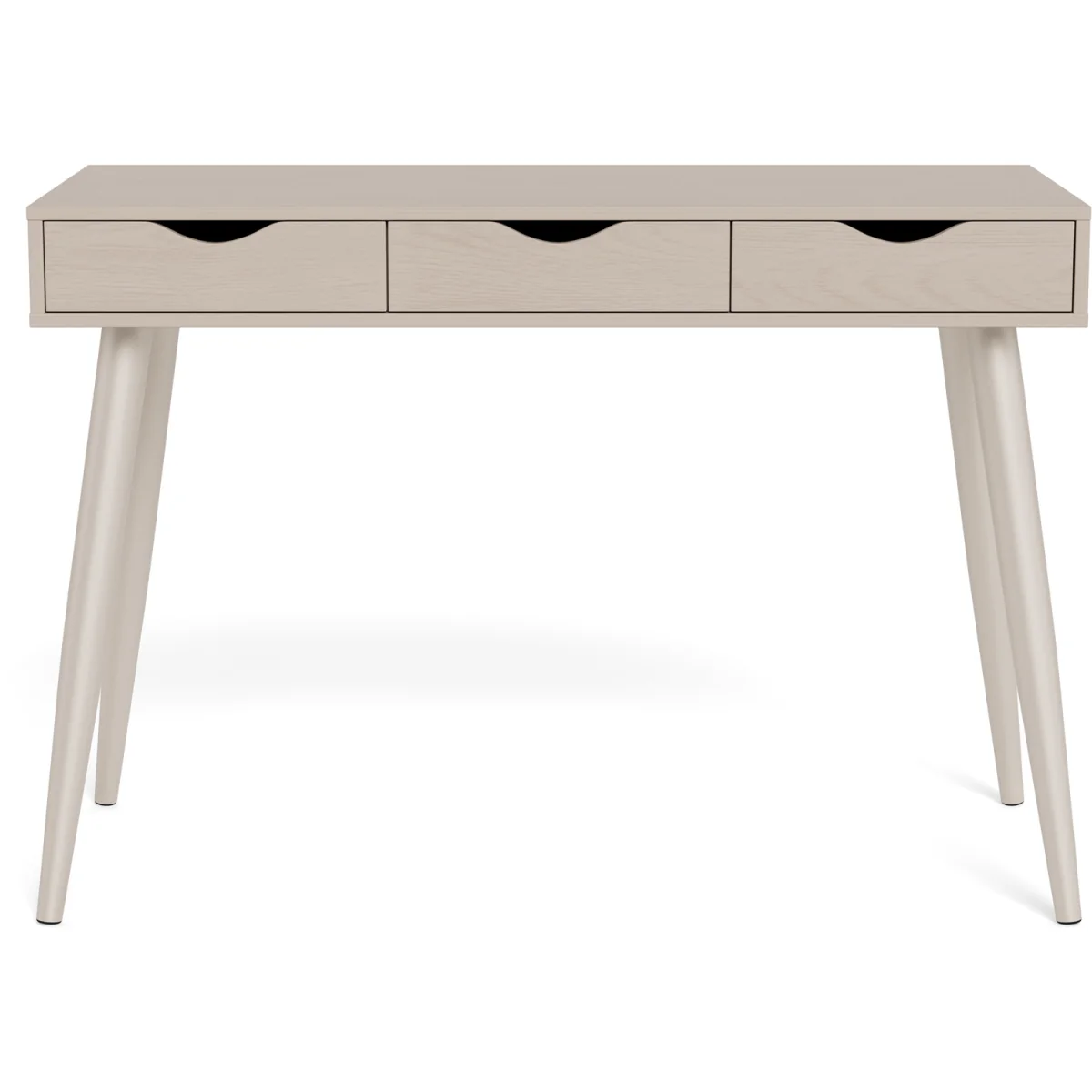 Neptun 3 Drawer Office Desk - Grey – image 3