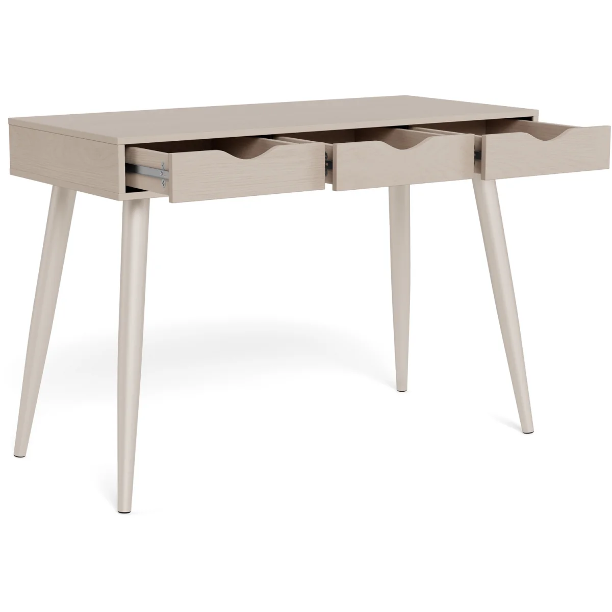 Neptun 3 Drawer Office Desk - Grey – image 6
