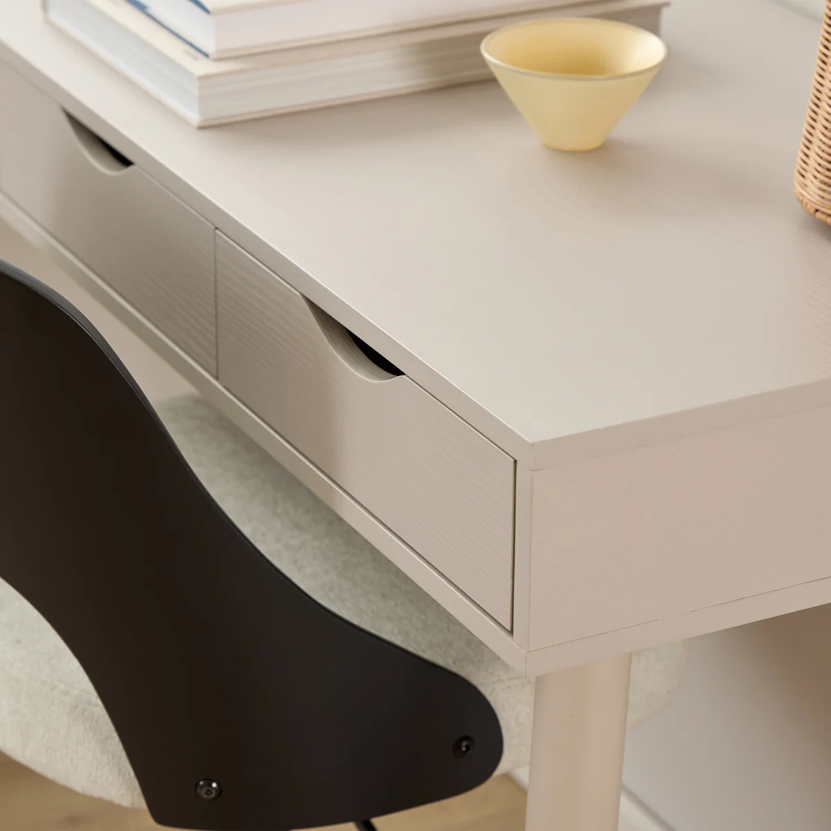Neptun 3 Drawer Office Desk - Grey – image 7