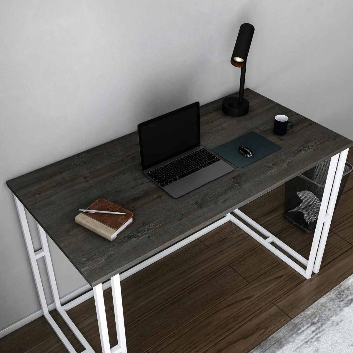 Kane Study Desk - White and Wenge – image 2