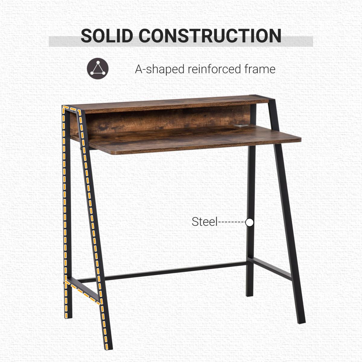 Home Office Writing Desk  - Black and Grey – image 12