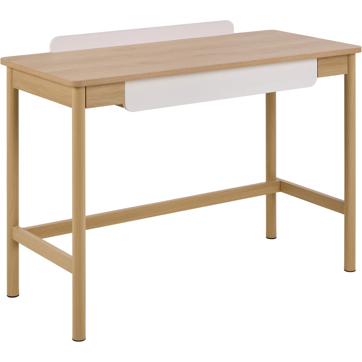 Alpena Office Desk in Oak & Beige - Oak & Beige – image 3