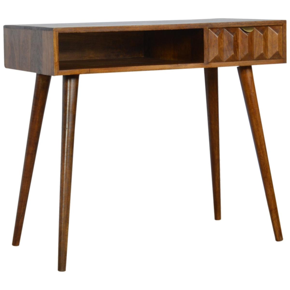 Chestnut Prism Writing Desk - Brown – image 2