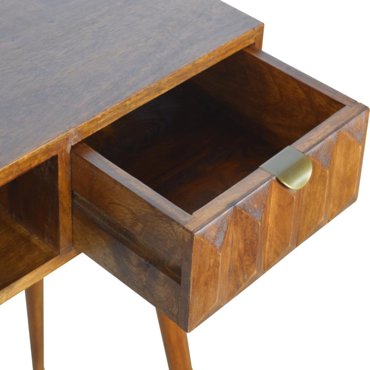 Chestnut Prism Writing Desk - Brown – image 3