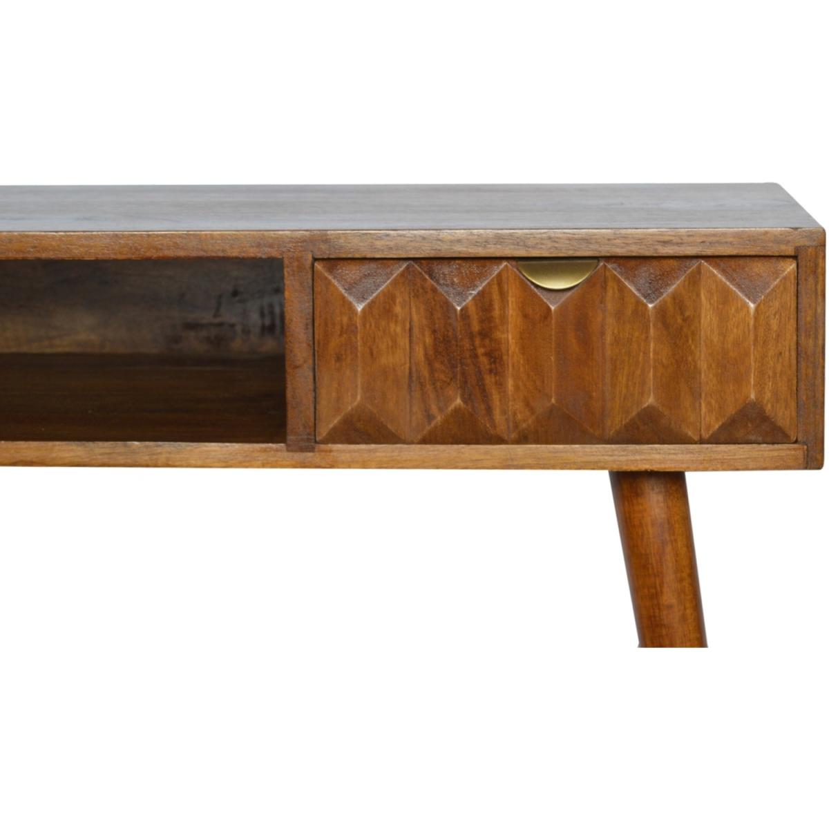 Chestnut Prism Writing Desk - Brown – image 4