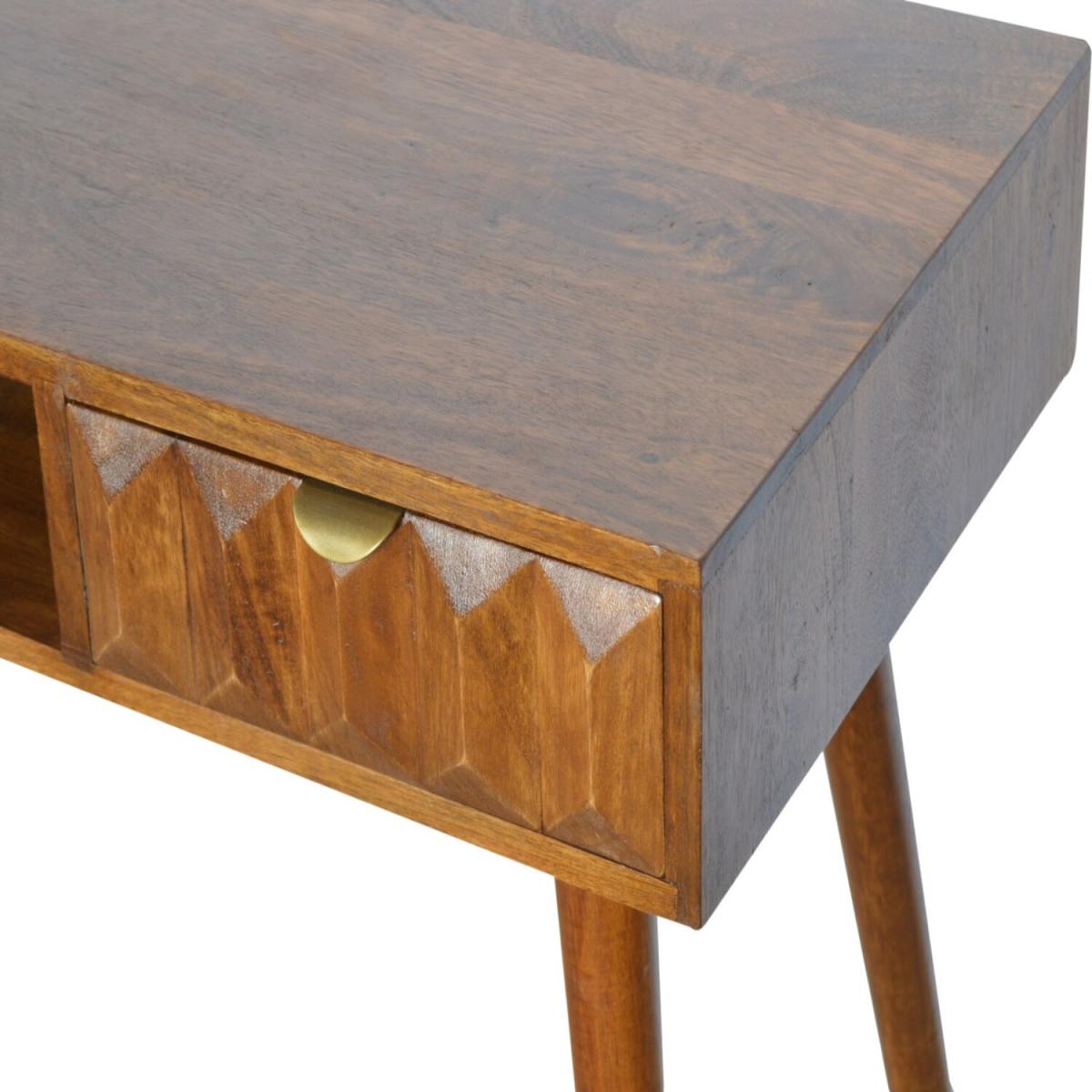 Chestnut Prism Writing Desk - Brown – image 6