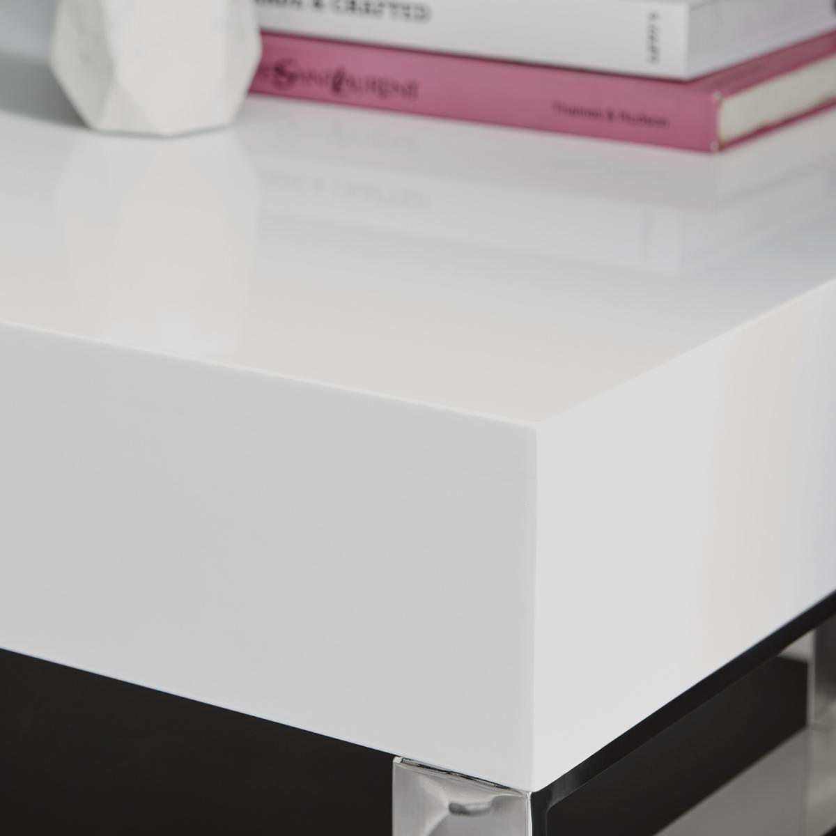 Cambridge White High Gloss Office Desk Dresser - White – image 4