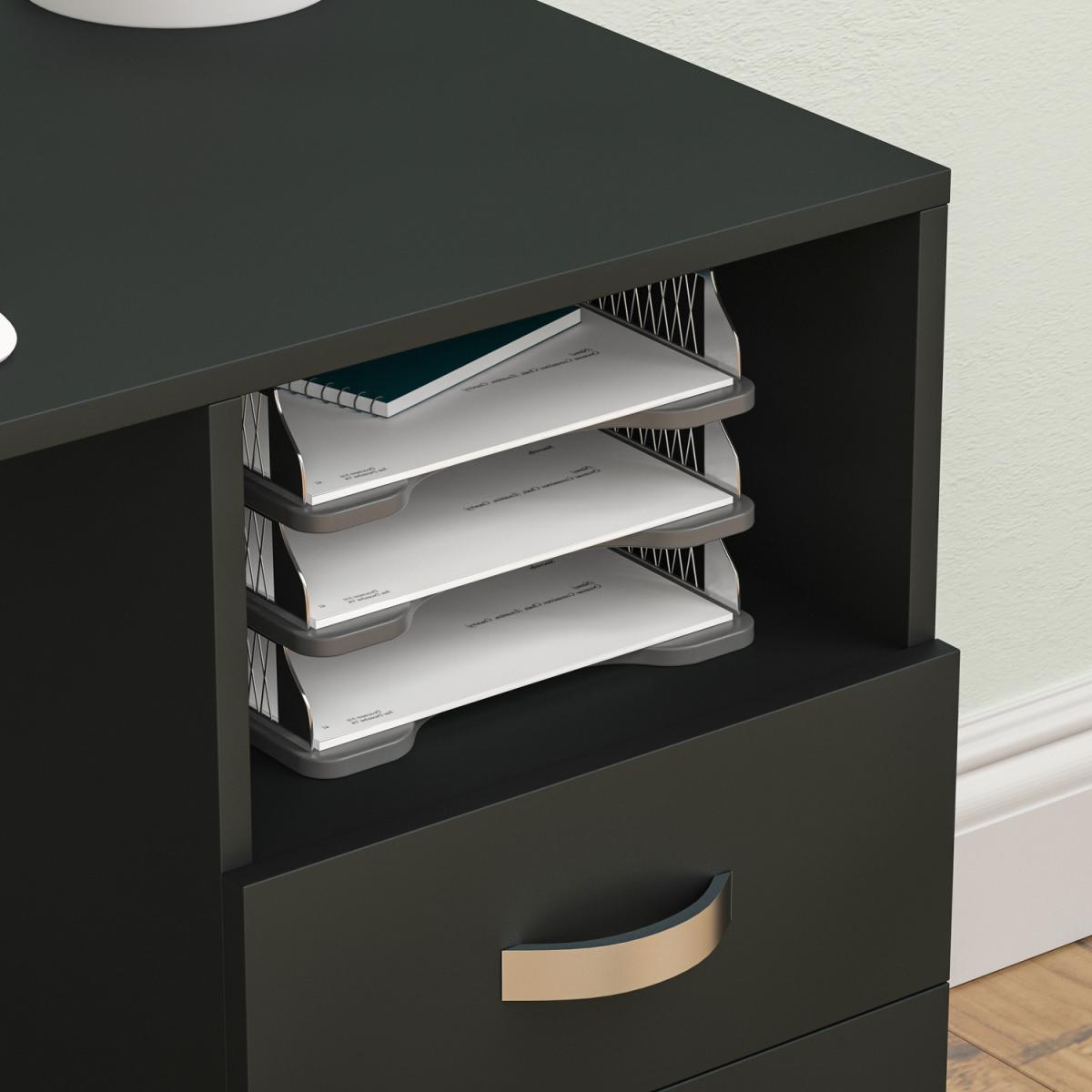 Filey Computer Desk - Black – image 3