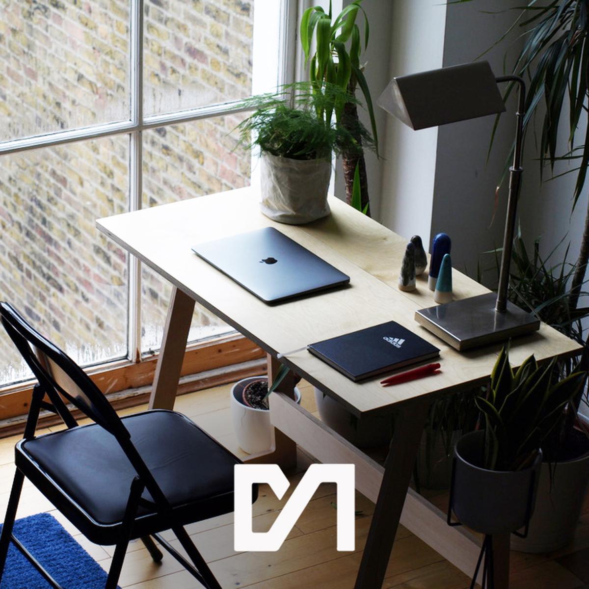 The WFH Folding Desk - natural plywood – image 2
