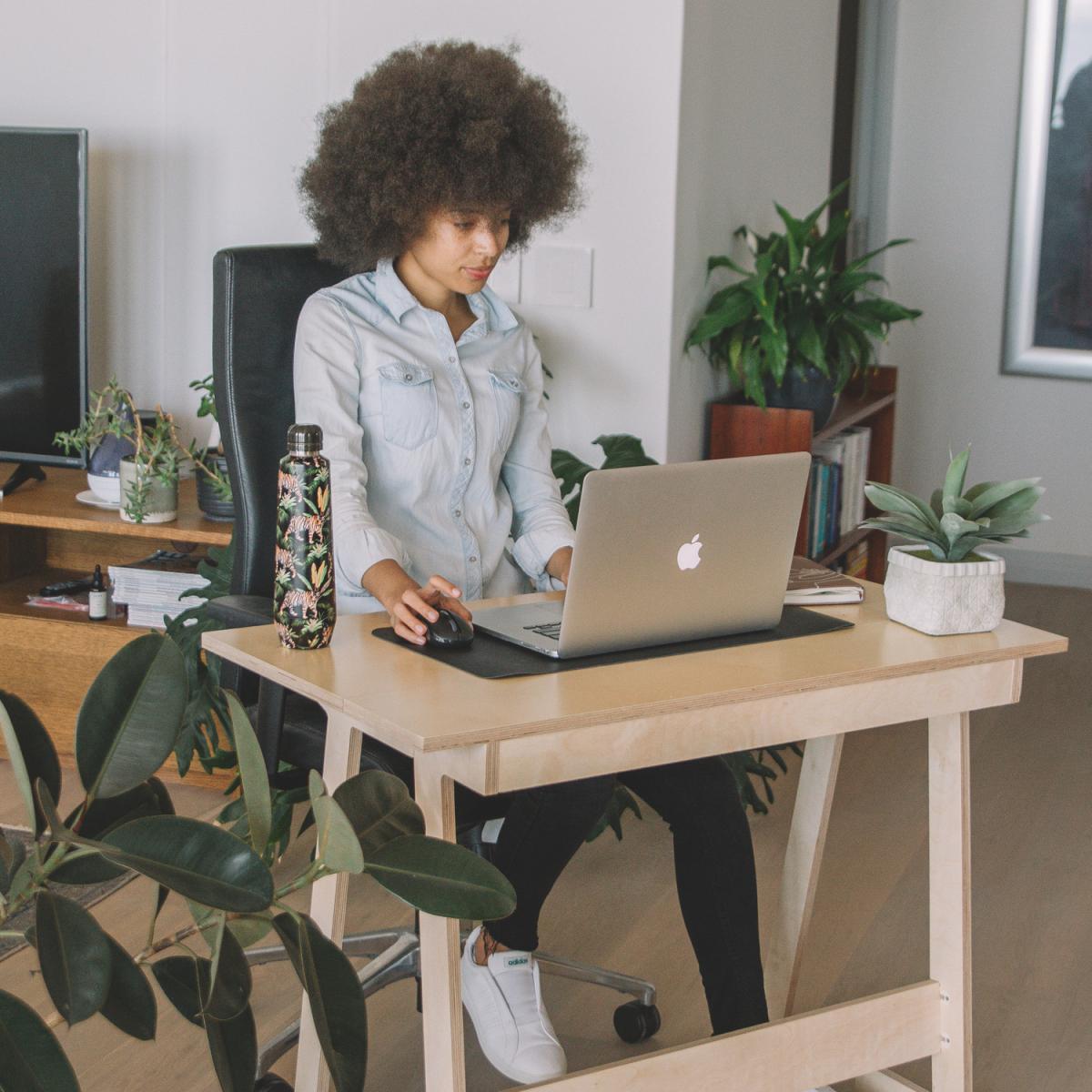 The WFH Folding Desk - natural plywood – image 7