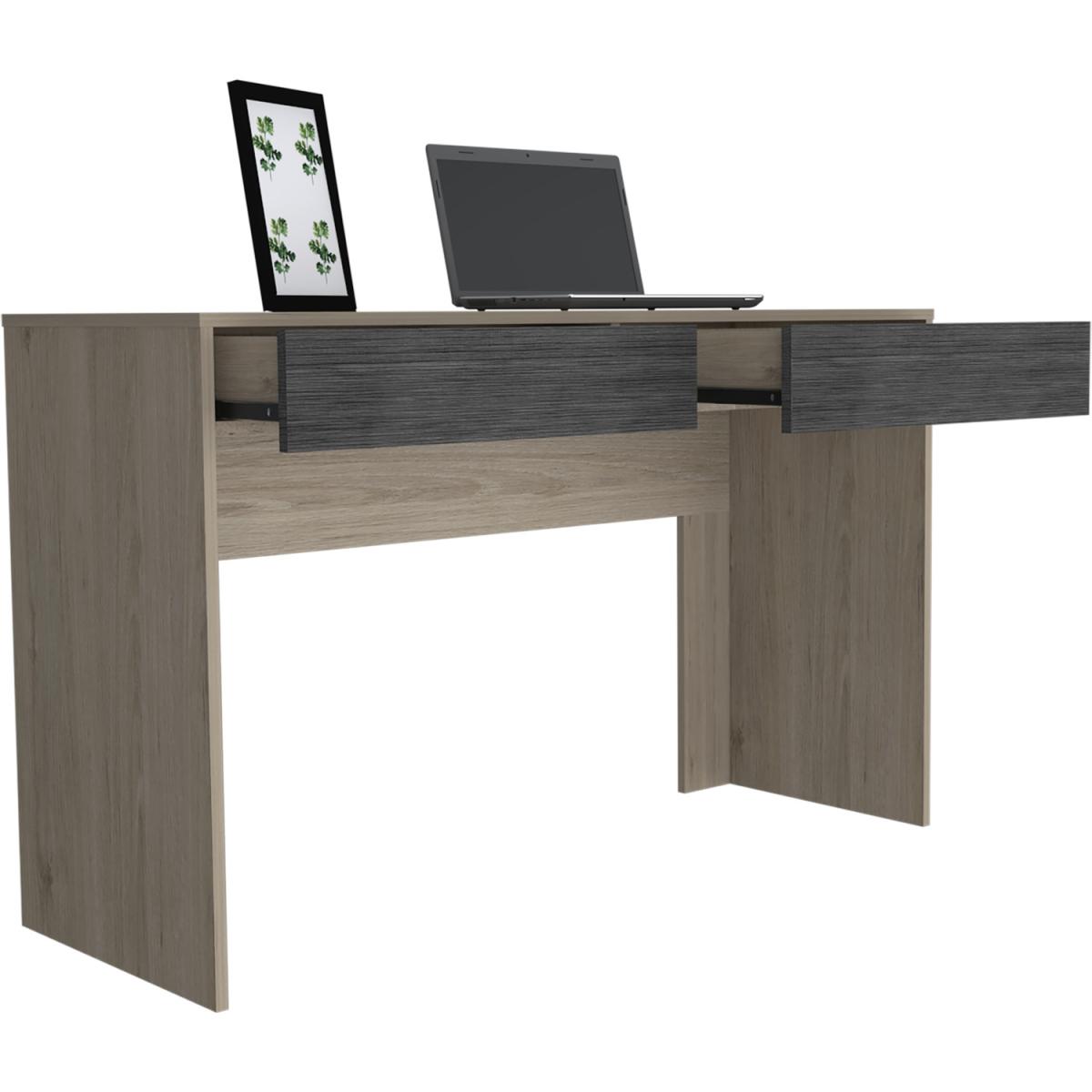 Harvard 2 drawer desk - Brown – image 2