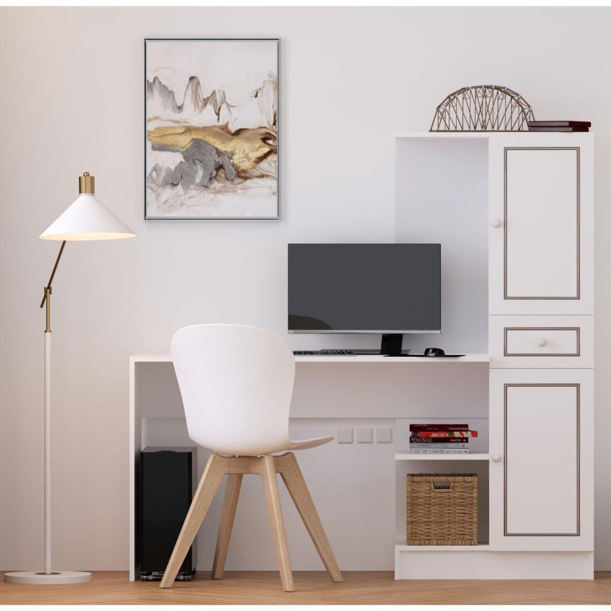 CLEMENT Storage Desk - White – image 3