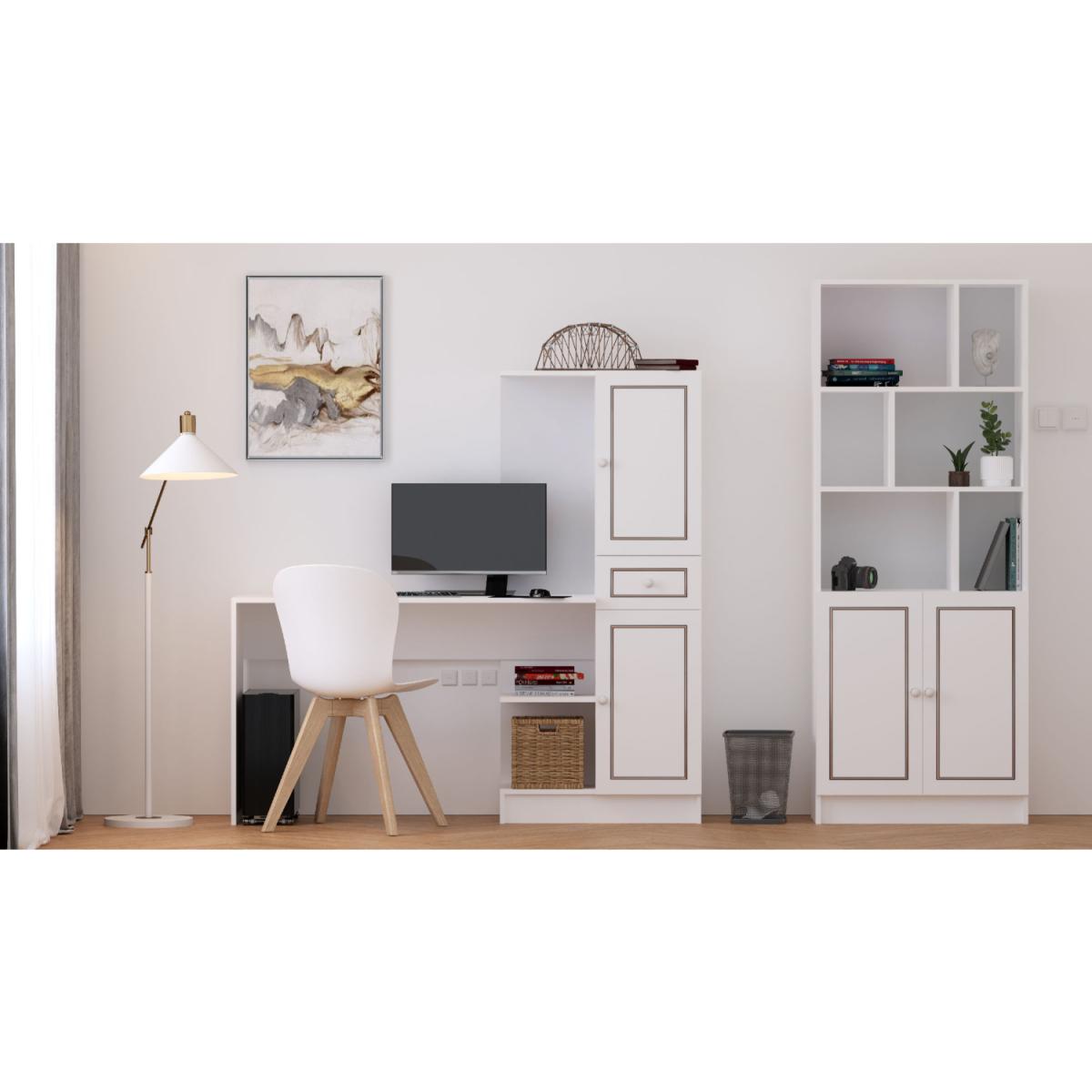 CLEMENT Storage Desk - White – image 4