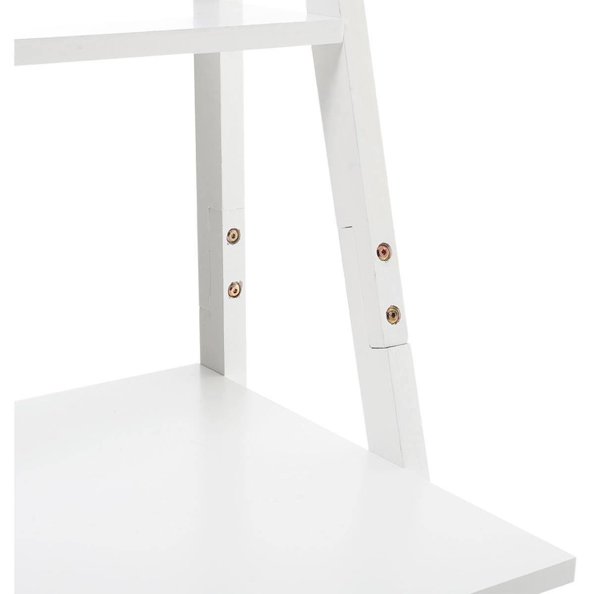 4 Tier Corner Computer Desk  - White – image 4