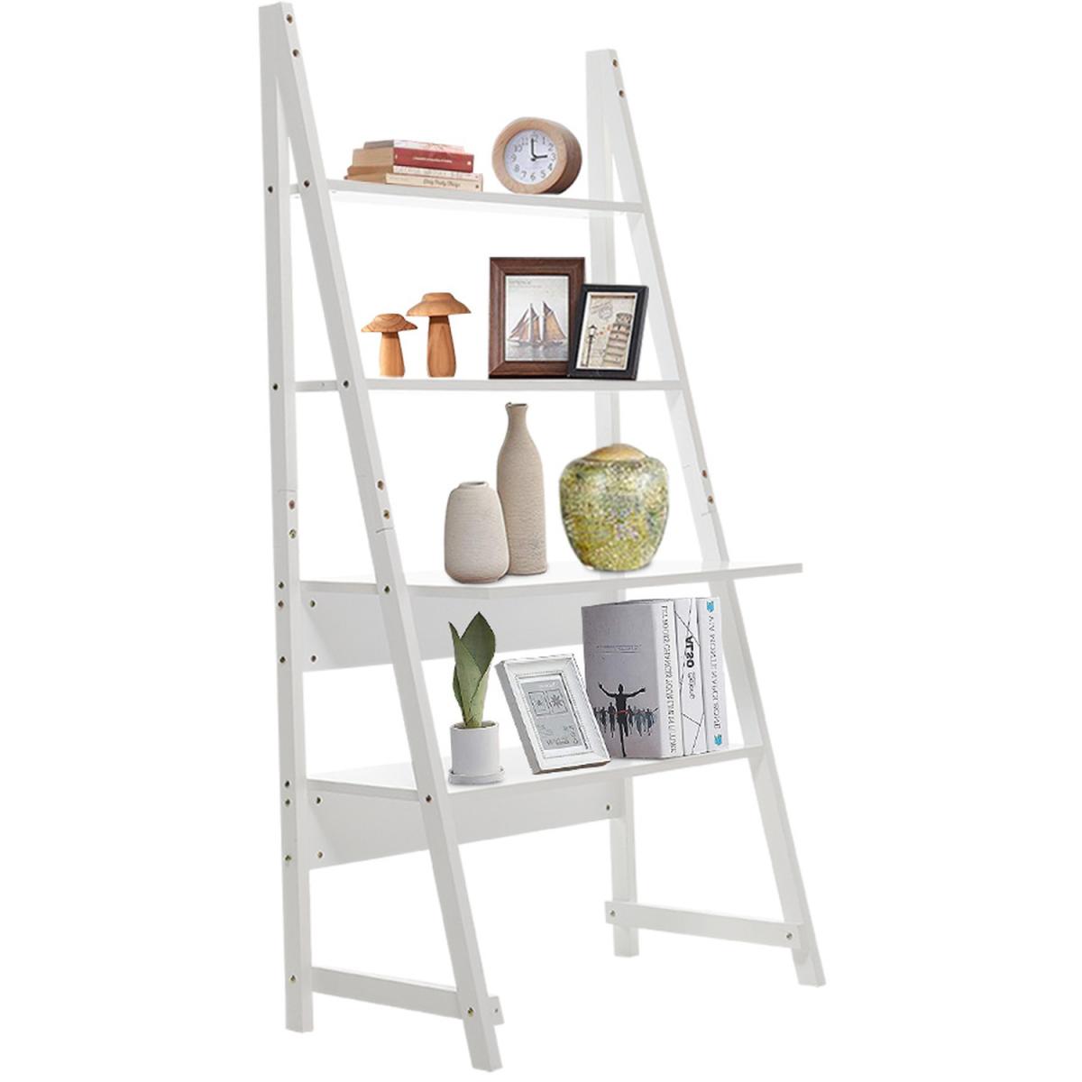 4 Tier Corner Computer Desk  - White – image 8
