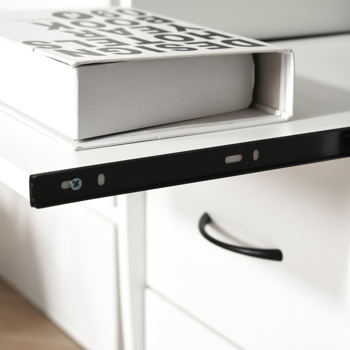 Multi Storage Computer Work Desk - White – image 5