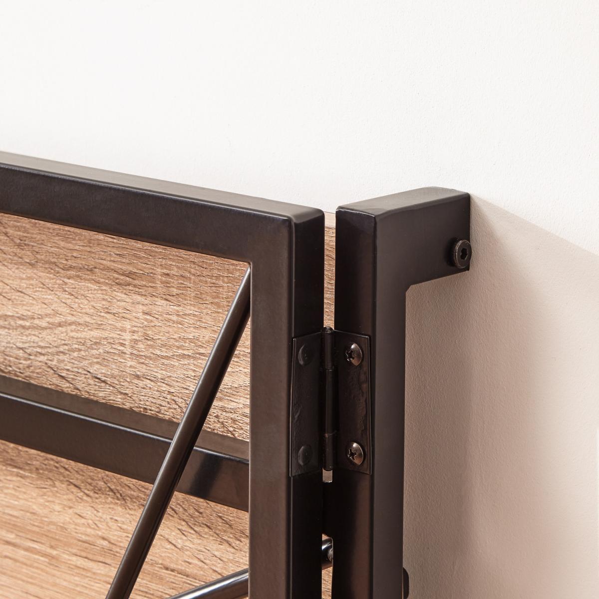 Bramwell Folding Work Desk - Oak – image 3
