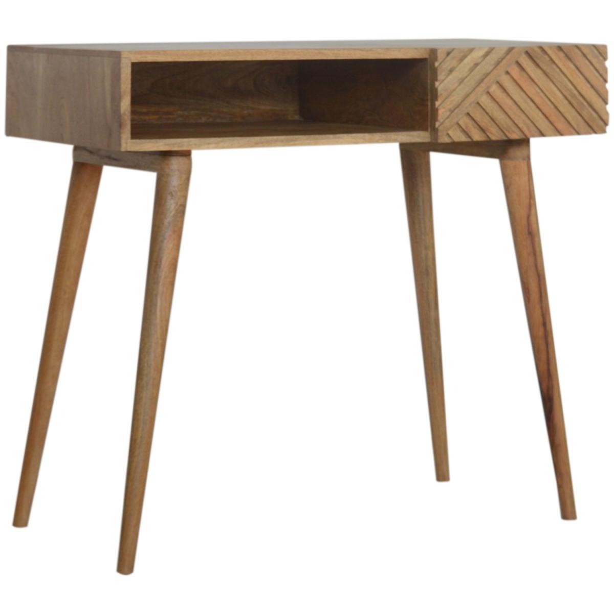 Lille Mango Wood Writing Desk - Brown – image 2