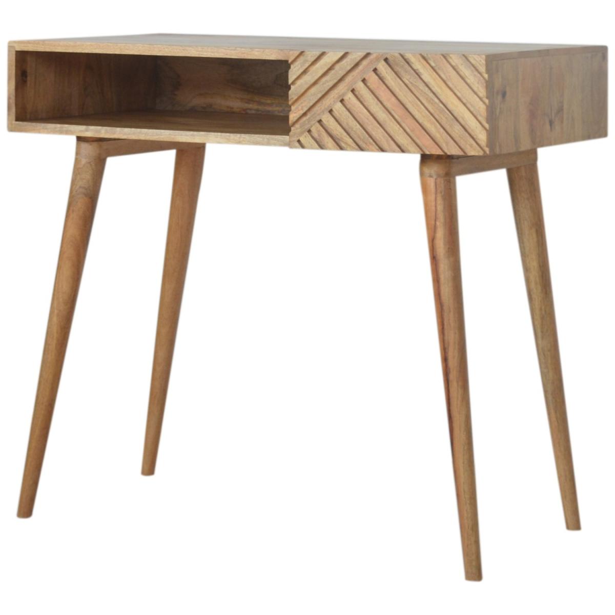 Lille Mango Wood Writing Desk - Brown – image 3