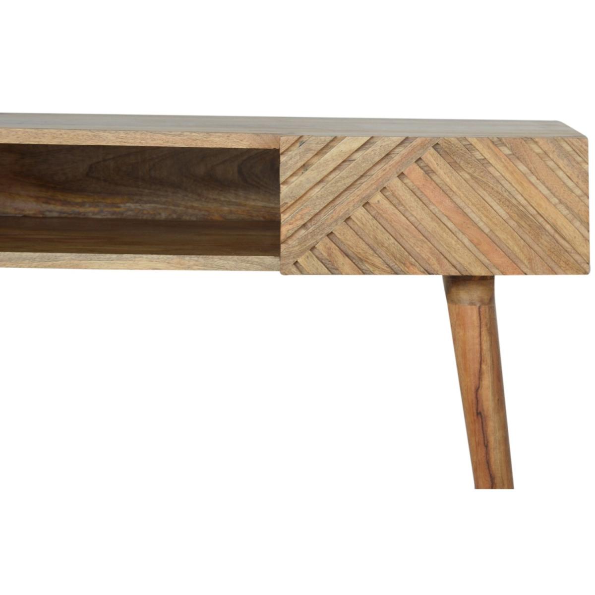 Lille Mango Wood Writing Desk - Brown – image 4