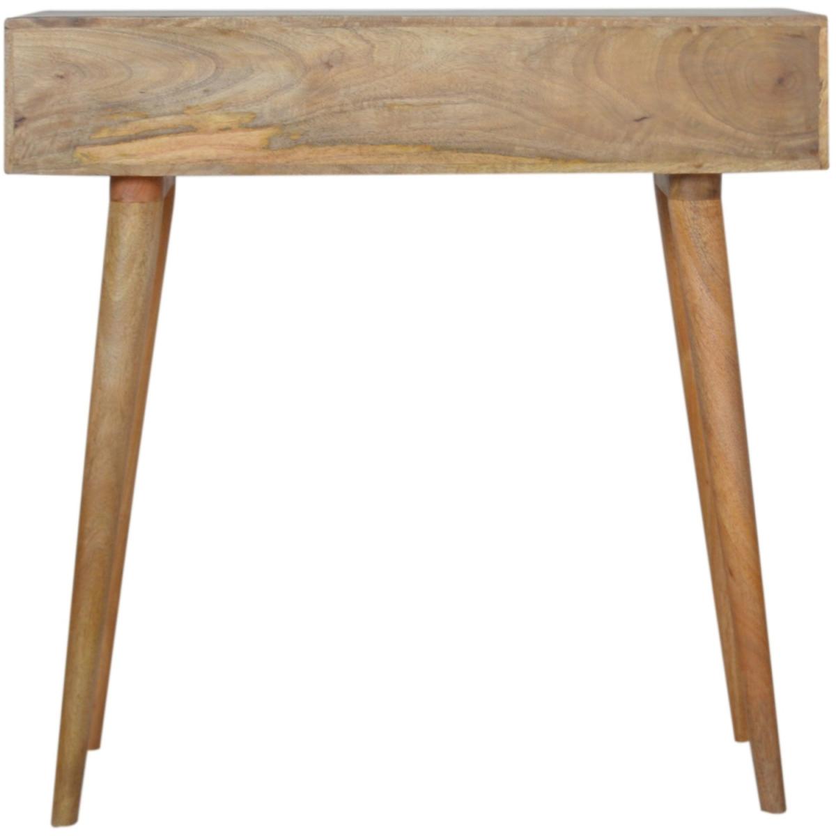 Lille Mango Wood Writing Desk - Brown – image 8