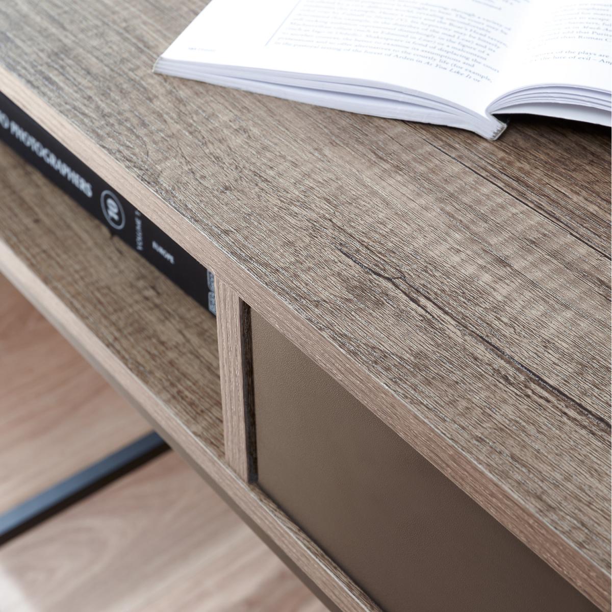 Telford Computer Desk - Dark Oak – image 6