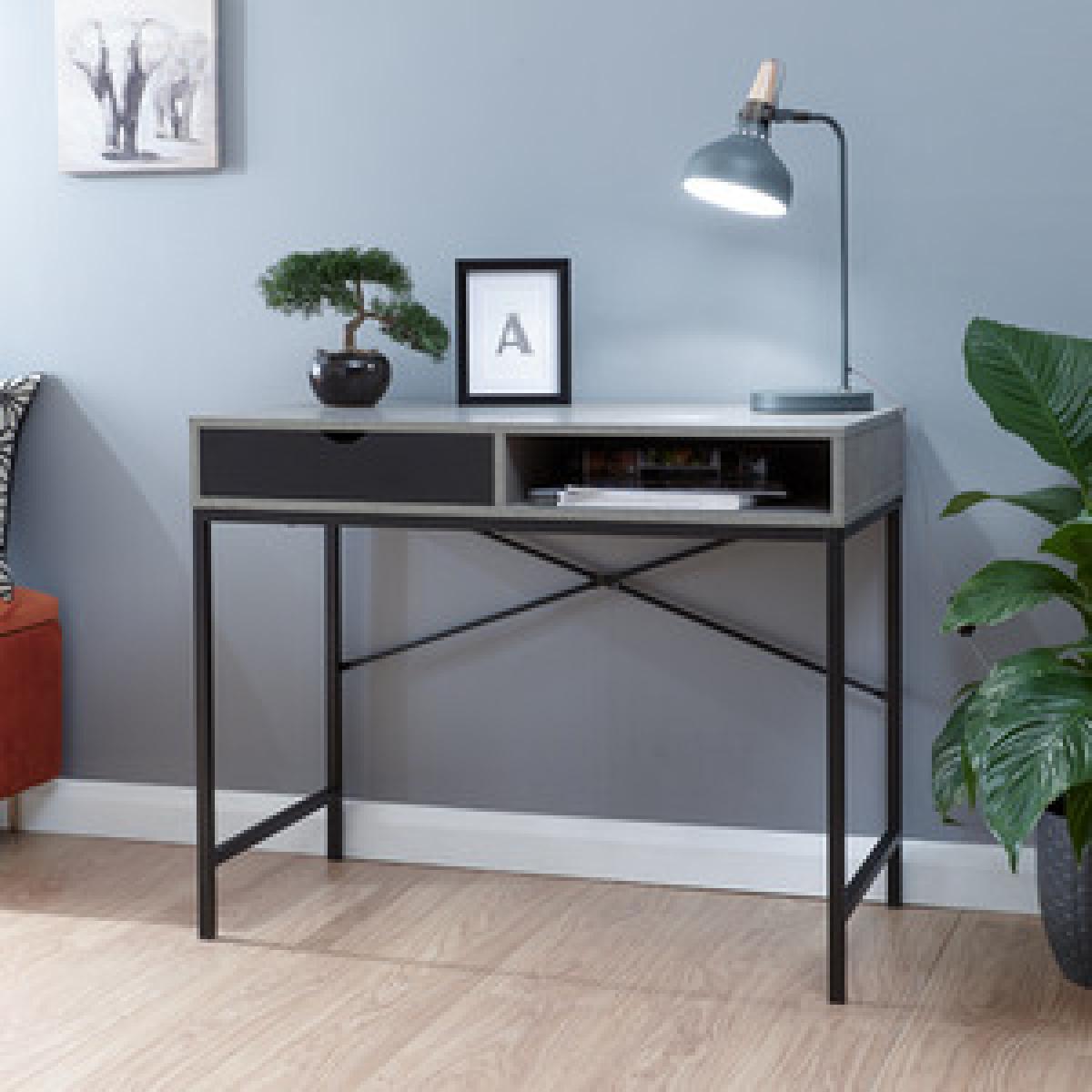 Telford Computer Desk - Dark Oak – image 7