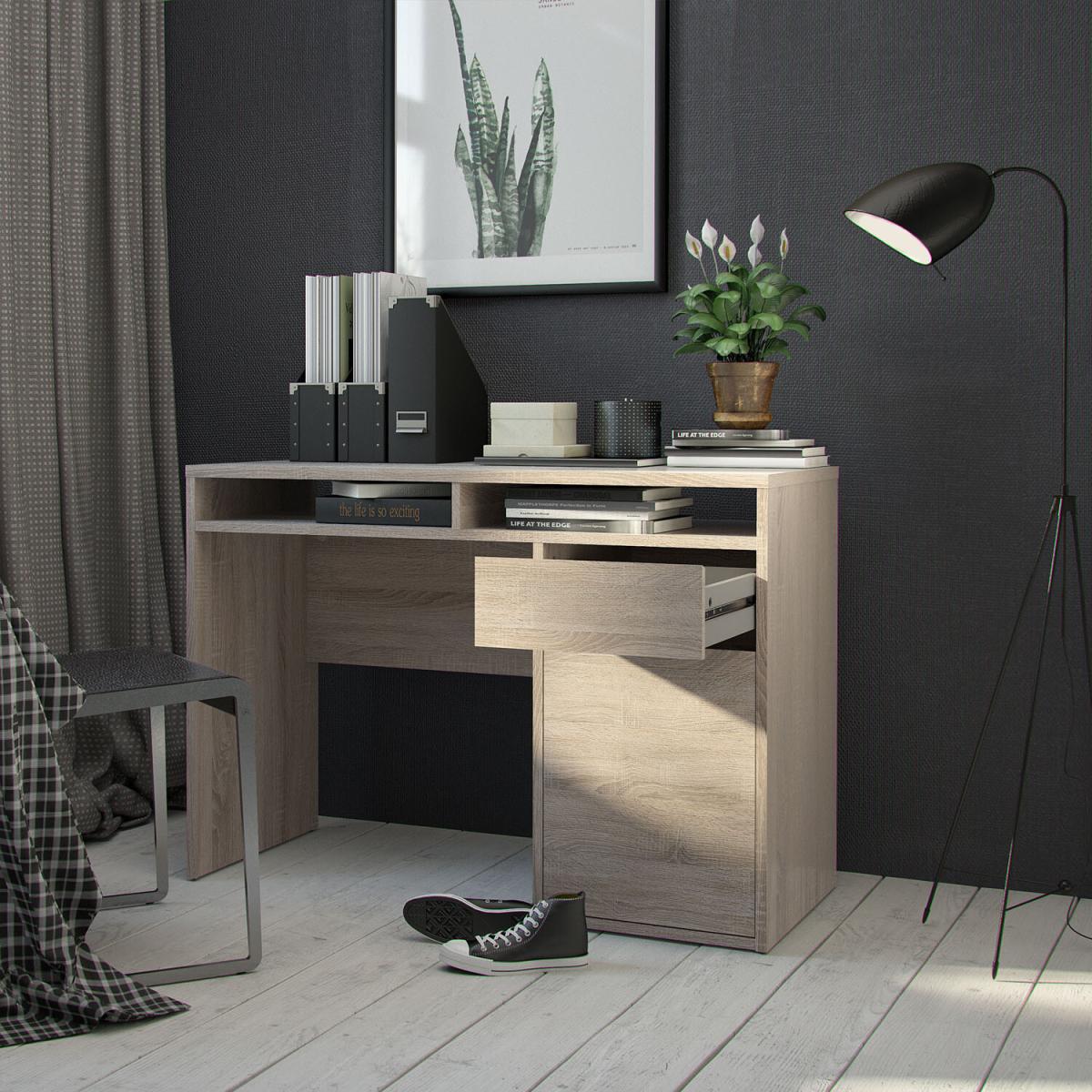 Function Plus 1 Door 1 Drawer - Truffle Oak – image 6