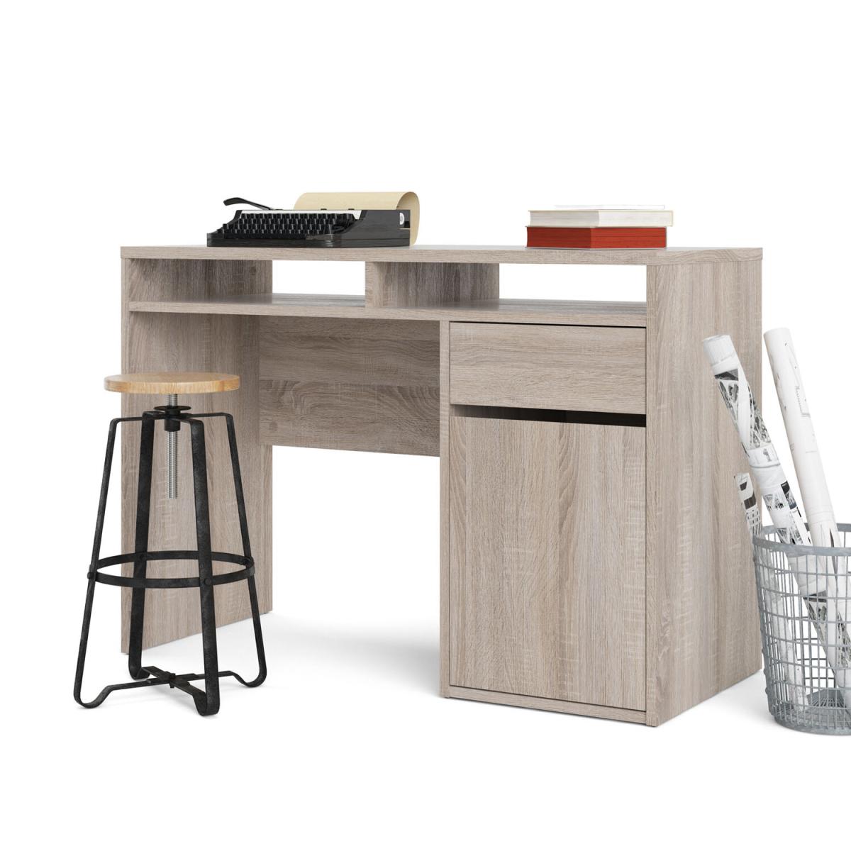 Function Plus 1 Door 1 Drawer - Truffle Oak – image 8