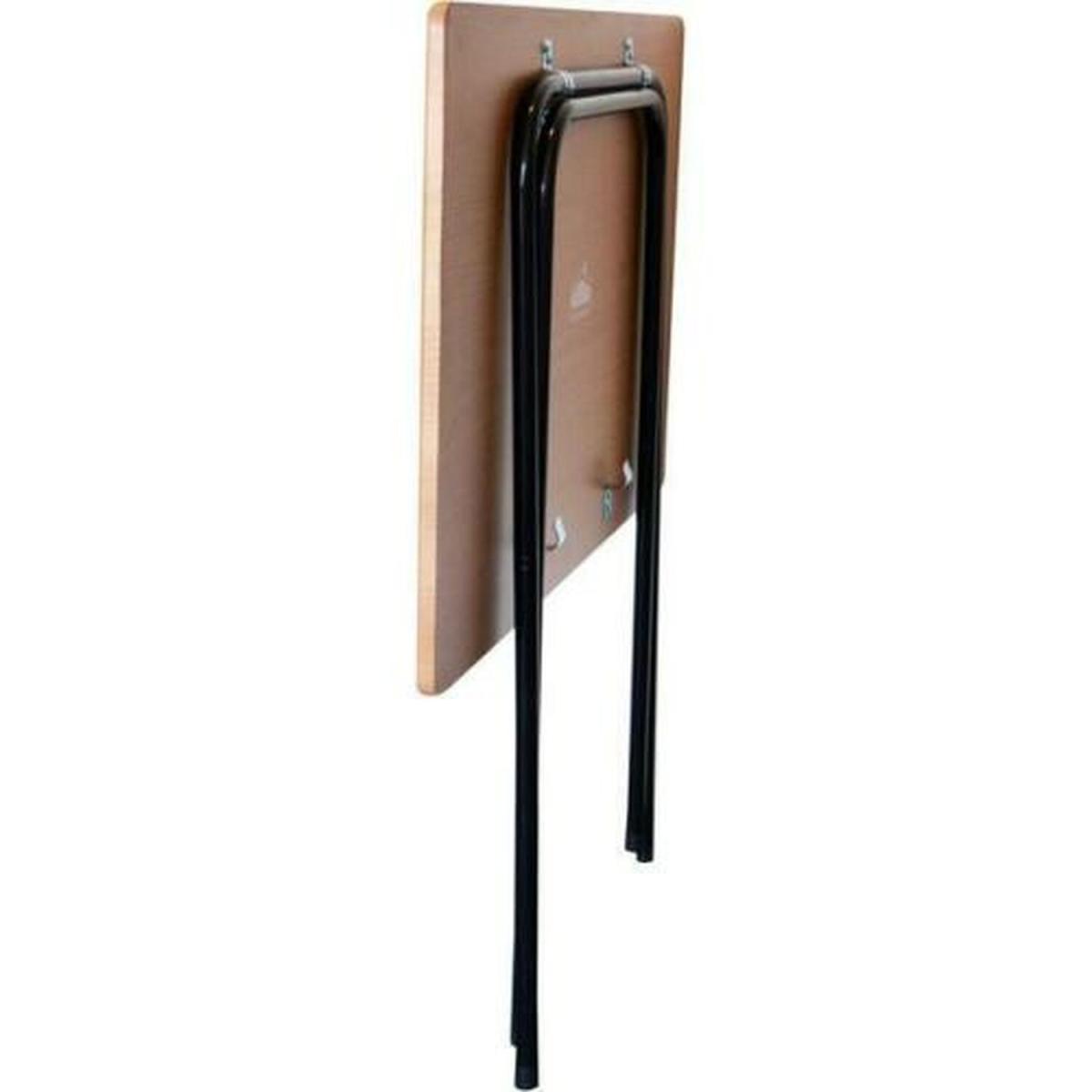 Foldable wooden Desk 80cm - Brown – image 3