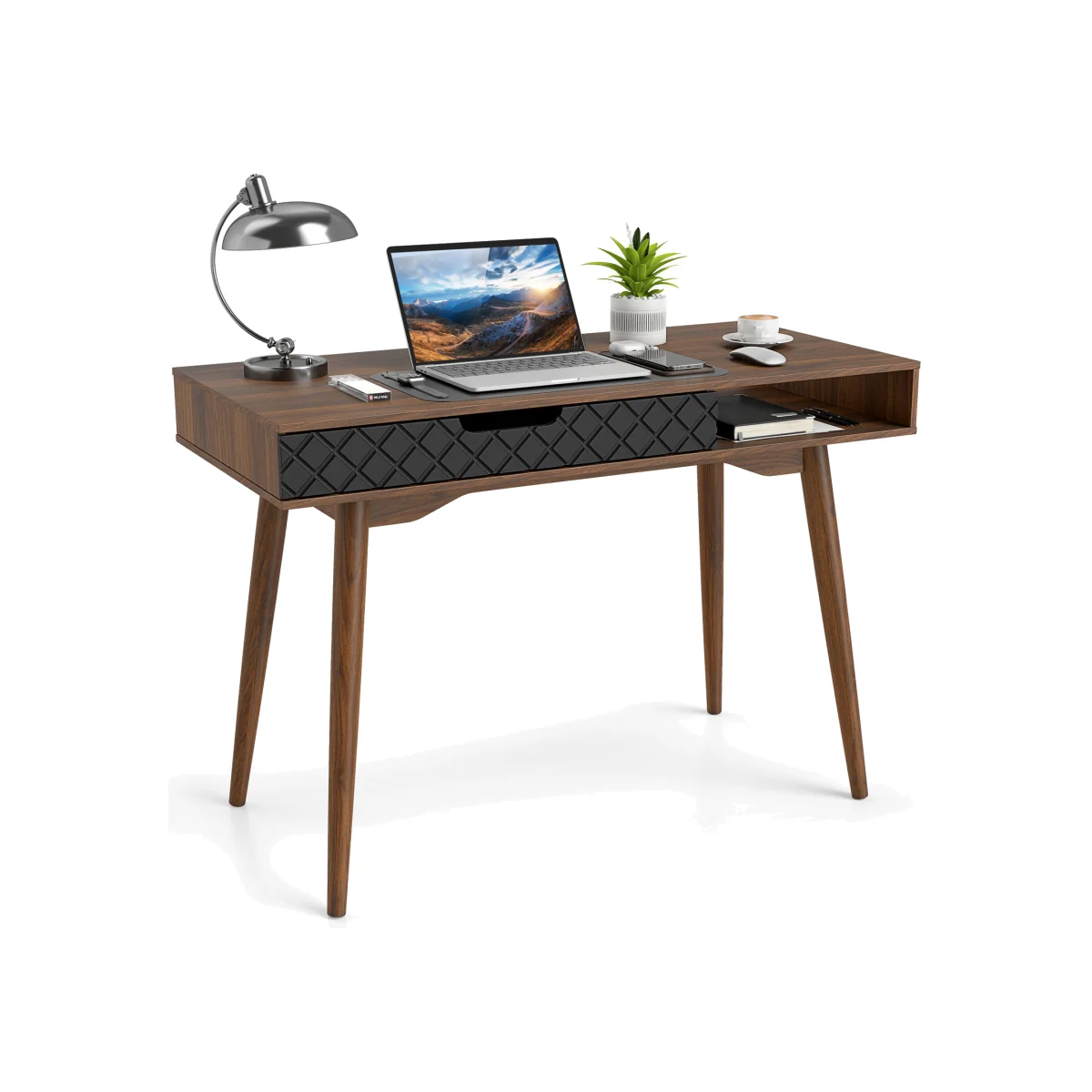 Mid-Century Laptop Computer Desk – image 1