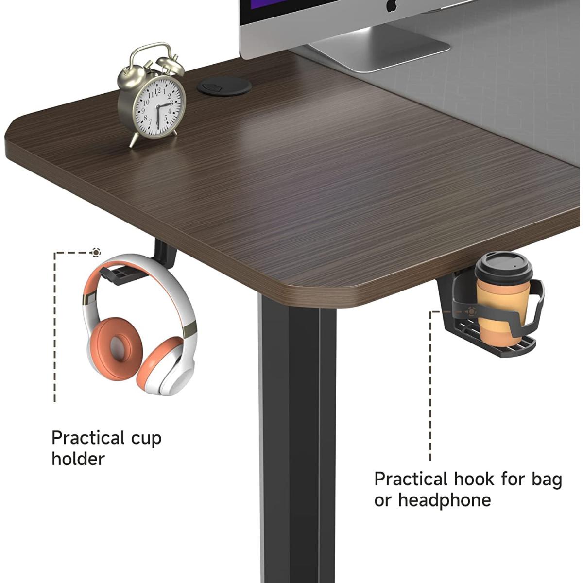 Electric Desk with Memory Control and Anti-Collision - brown / 21.3kg – image 6