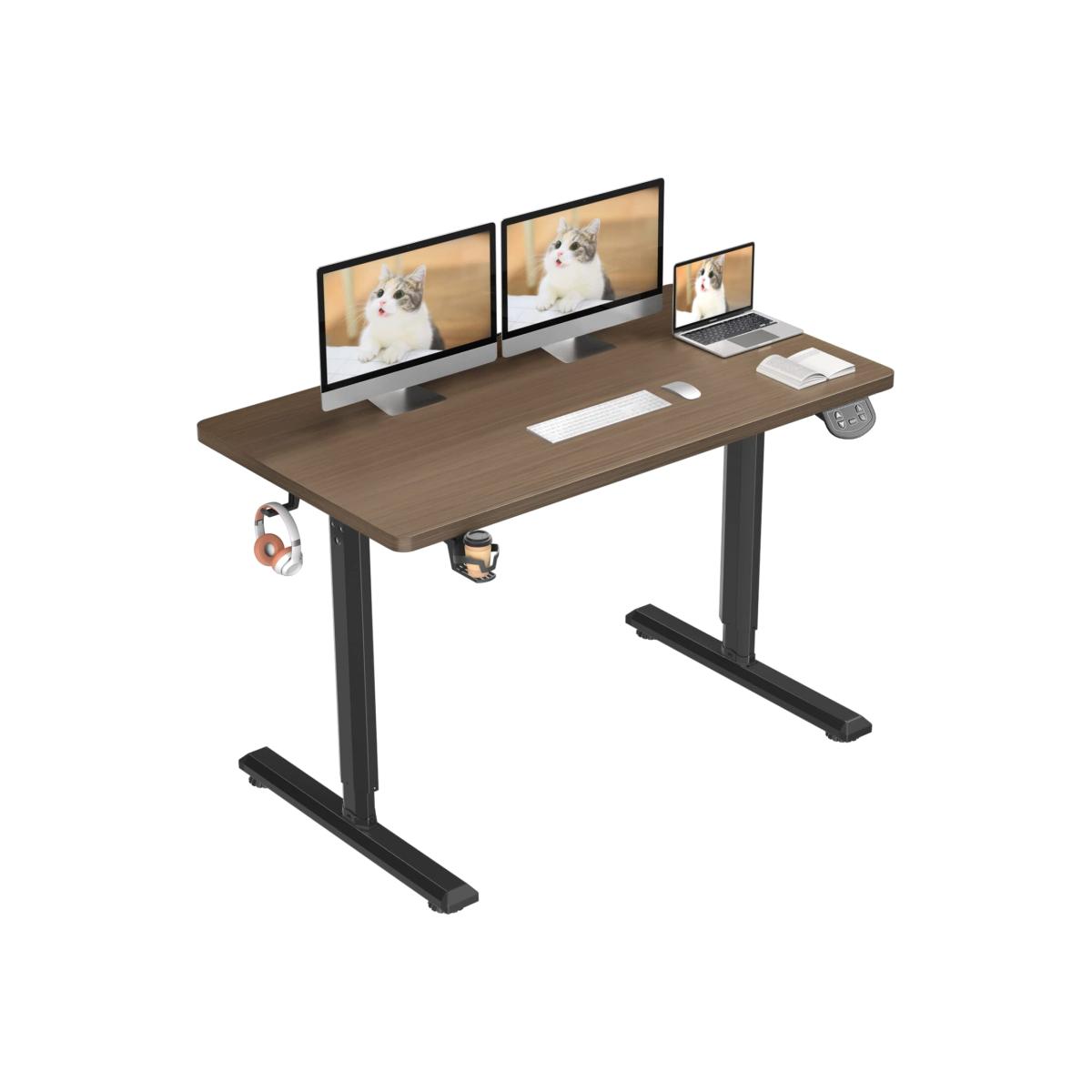 Electric Desk with Memory Control and Anti-Collision - brown / 21.3kg – image 1