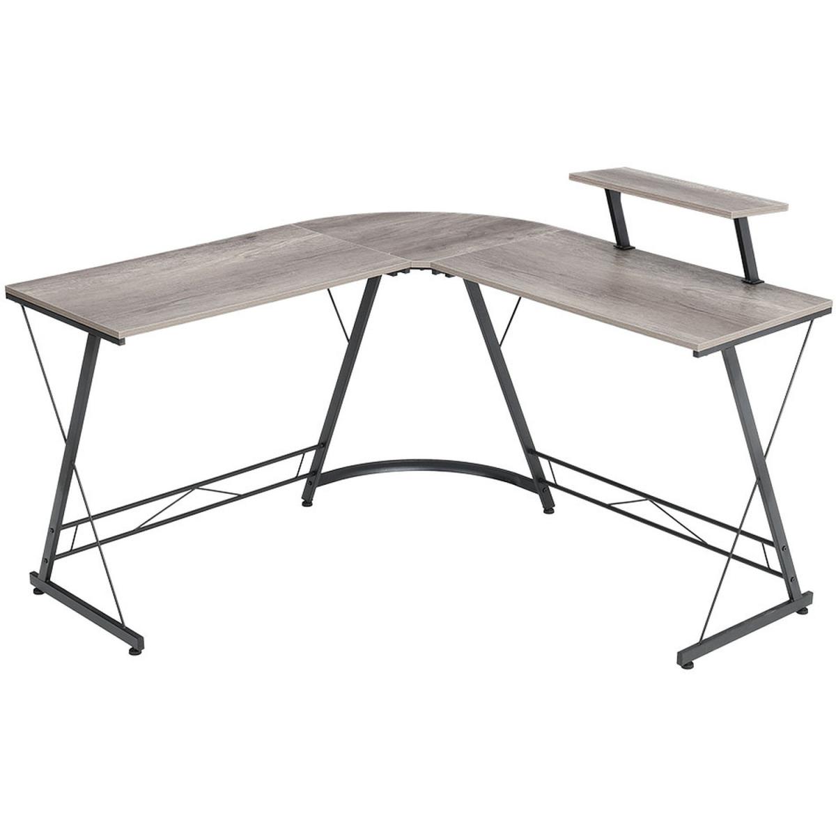 L Shape Office Desk - Oak – image 7