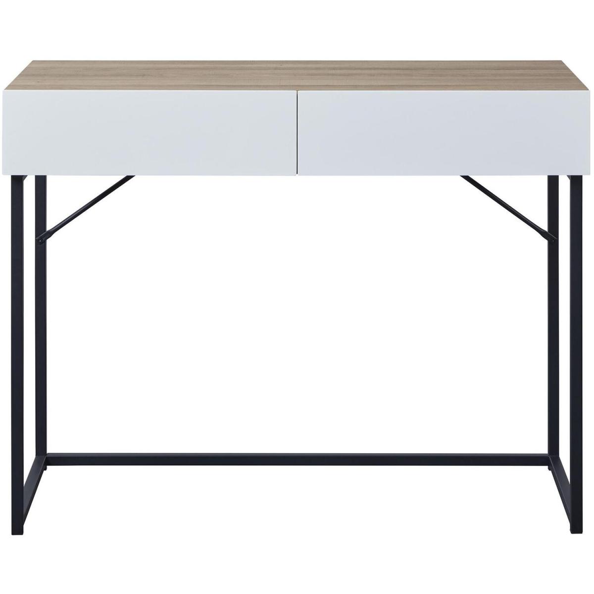 Gosforth 2 Drawer Computer Writing Desk - White – image 7