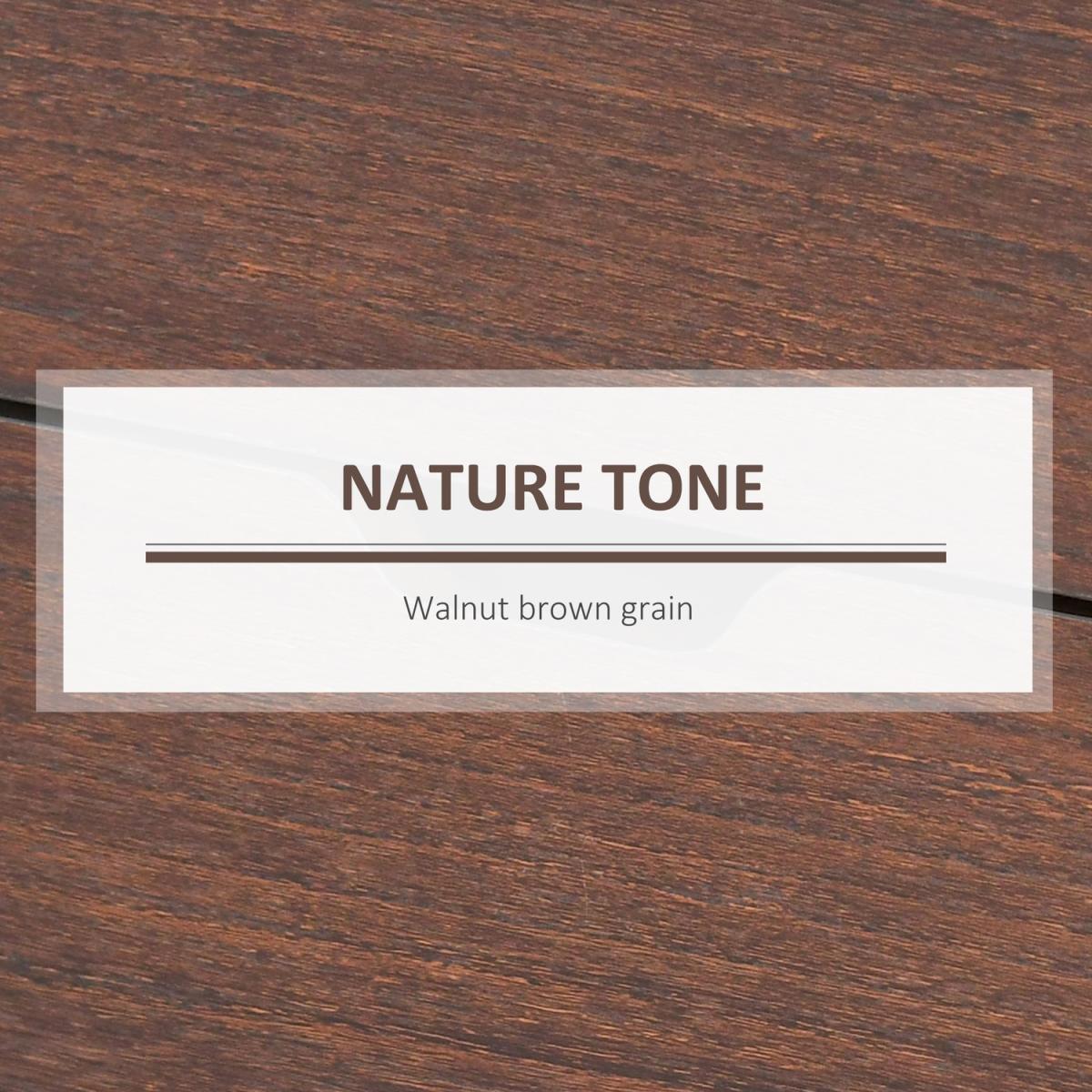 Computer Desk Home Writing Table with Shelf & Drawer - Walnut Brown – image 9