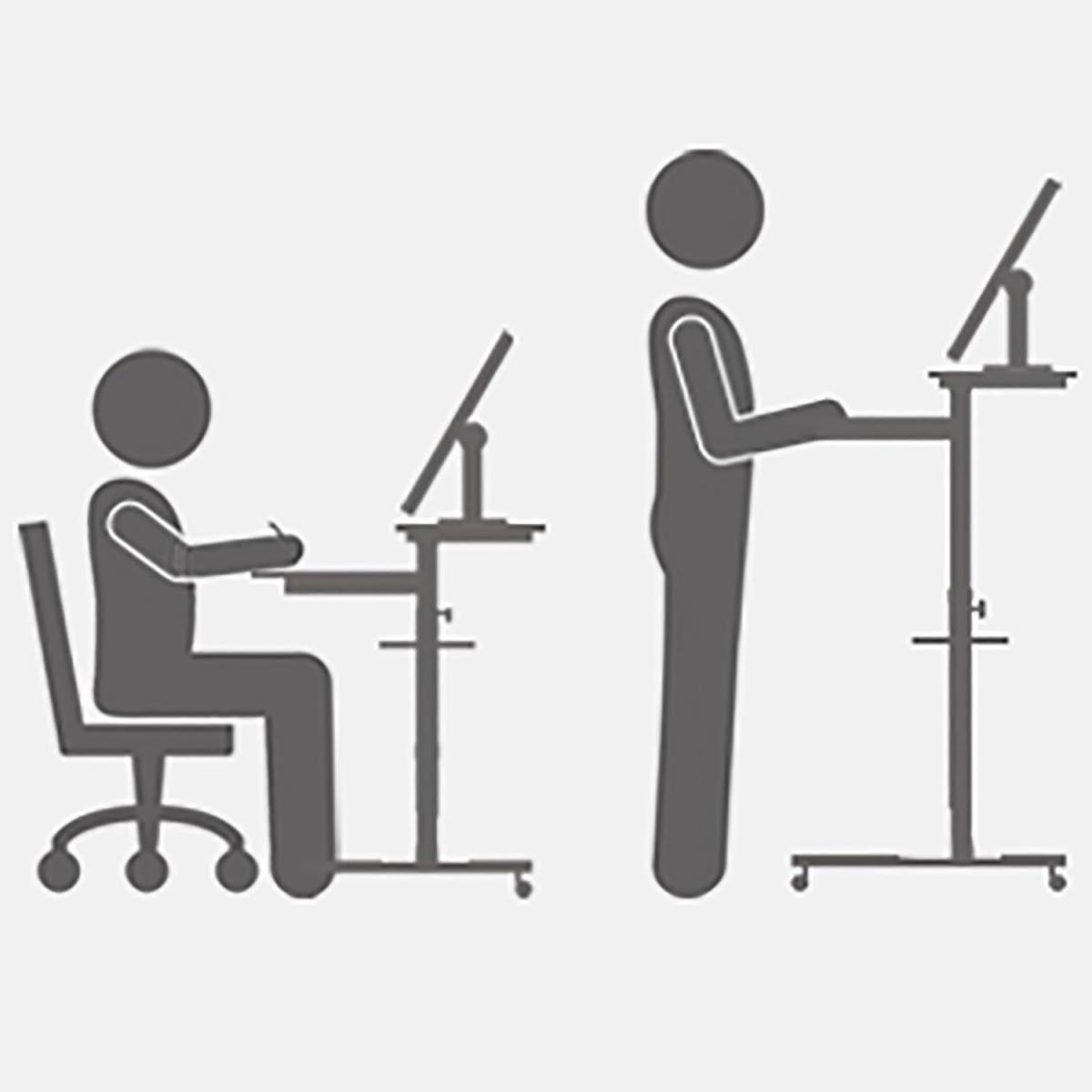 Adjustable Desk - Black – image 8