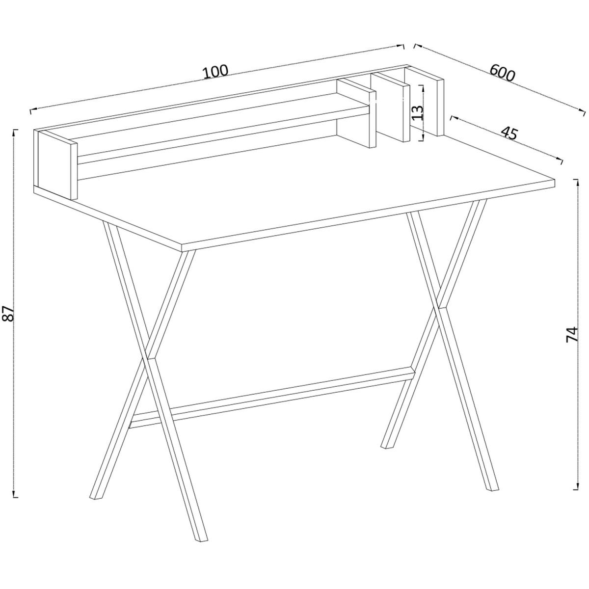 Seramood Oak Savant Computer Desk - Oak – image 2